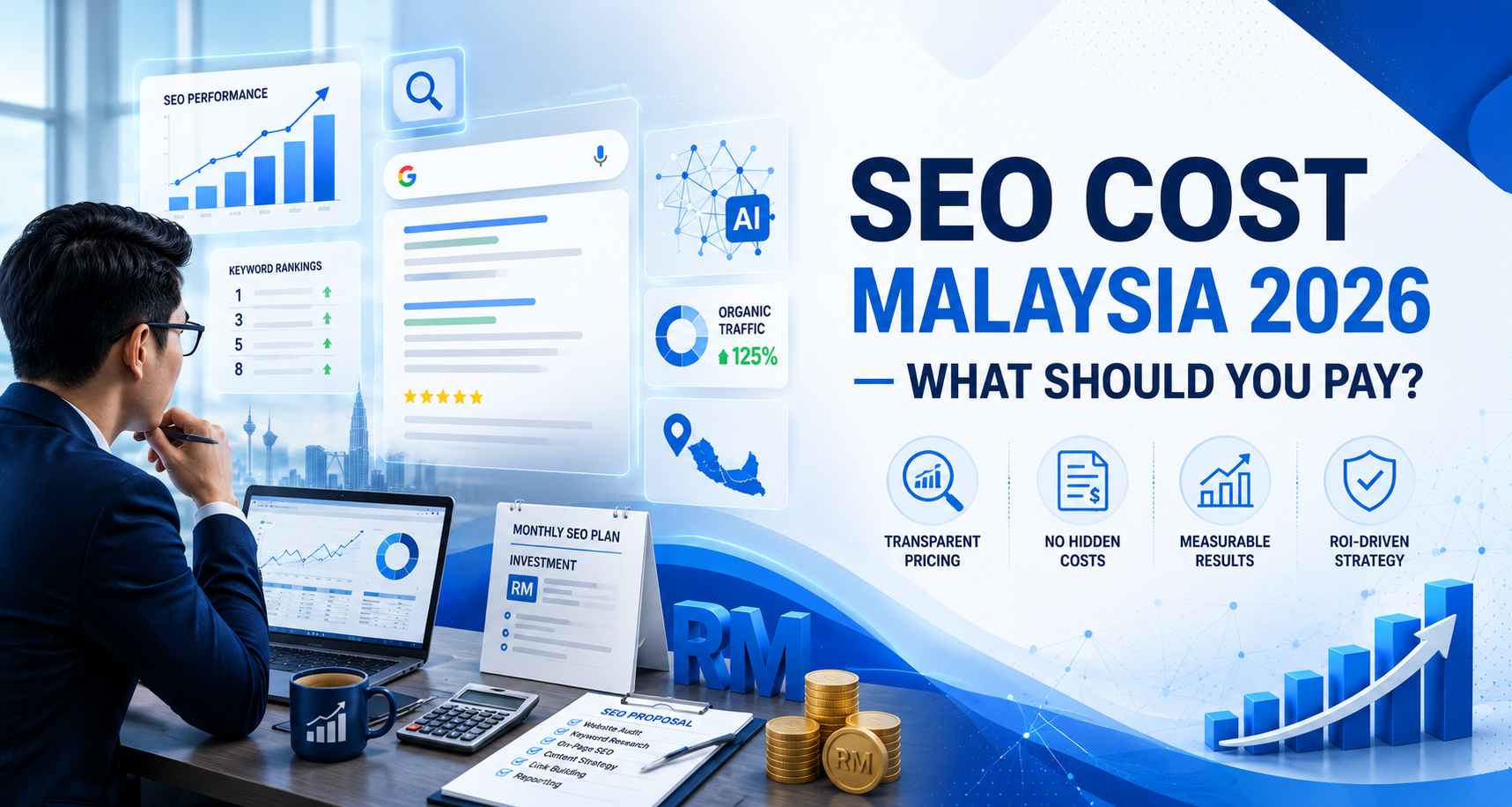 SEO cost Malaysia 2026 — how much should Malaysian businesses pay for SEO services, pricing guide